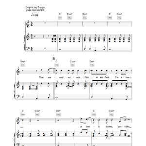 Oasis Keep The Dream Alive Musik Noten - Piano, Vocal & Guitar Chords - 33396-0