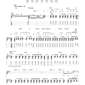 Oasis Listen Up Musik Noten - Guitar Tab - 22961-0