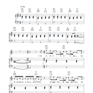 Oasis Magic Pie Musik Noten - Piano, Vocal & Guitar Chords - 32694-0
