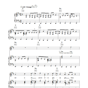Oasis Stay Young Musik Noten - Piano, Vocal & Guitar Chords - 32714-0