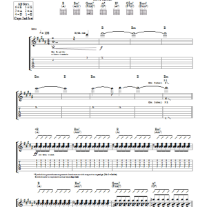 Oasis The Shock Of The Lightning Musik Noten - Guitar Tab - 43277-0