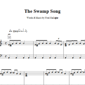 Oasis The Swamp Song (b) Musik Noten - Piano, Vocal & Guitar Chords - 14859-0