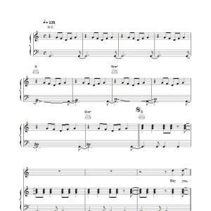 Oasis Up In The Sky Musik Noten - Piano, Vocal & Guitar Chords - 14871-0