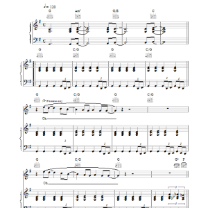 Ocean Colour Scene Chicken Bones & Stones Musik Noten - Piano, Vocal & Guitar Chords - 18762-0