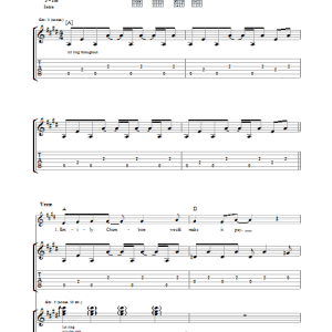 Ocean Colour Scene Emily Chambers Musik Noten - Guitar Tab - 36884-0
