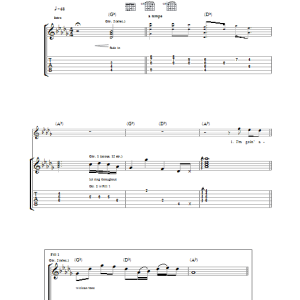 Ocean Colour Scene I Won't Get Grazed Musik Noten - Guitar Tab - 36916-0