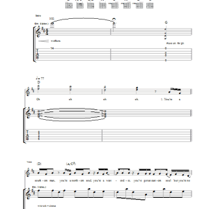 Ocean Colour Scene No One At All Musik Noten - Guitar Tab - 36936-0