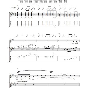 Ocean Colour Scene Policemen And Pirates Musik Noten - Guitar Tab - 36893-0
