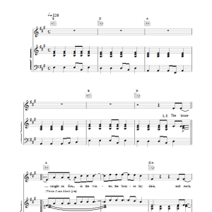 Ocean Colour Scene Policemen & Pirates Musik Noten - Piano, Vocal & Guitar Chords - 15156-0