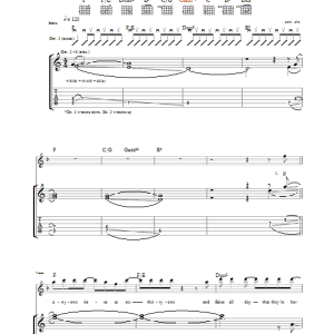 Ocean Colour Scene So Low Musik Noten - Guitar Tab - 36933-0