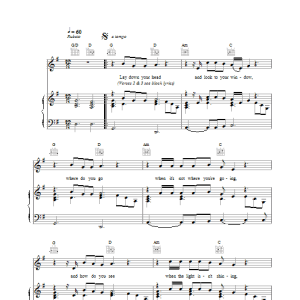 Ocean Colour Scene The Downstream Musik Noten - Piano, Vocal & Guitar Chords - 15161-0