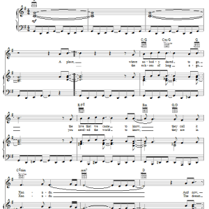 Olivia Newton-John Xanadu Musik Noten - Piano, Vocal & Guitar Chords - 57826-0