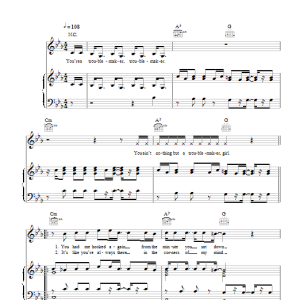 Olly Murs Troublemaker Musik Noten - Piano, Vocal & Guitar Chords - 115170-0