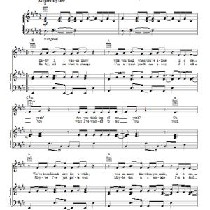 One Direction Last First Kiss Musik Noten - Piano, Vocal & Guitar Chords - 99412-0