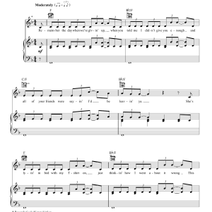 One Direction Olivia Musik Noten - Easy Piano - 164683-0