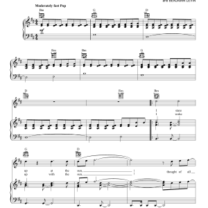 OneRepublic If I Lose Myself Musik Noten - Piano, Vocal & Guitar Chords - 159926-0