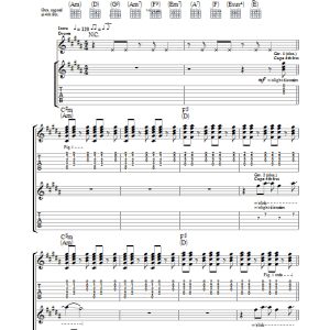 Orson Bright Idea Musik Noten - Guitar Tab - 35653-0