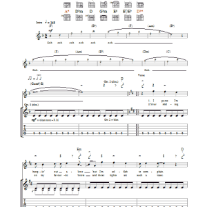 Orson Save The World Musik Noten - Guitar Tab - 35658-0