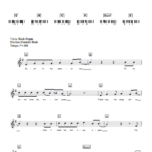 Otis Redding (Sittin' On) The Dock Of The Bay (Abridged) Musik Noten - Piano Chords/Lyrics - 44029-0