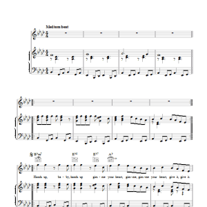 Ottawan Hands Up (Give Me Your Heart) Musik Noten - Piano, Vocal & Guitar Chords - 103578-0
