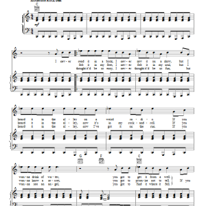 Ozark Mountain Daredevils If You Wanna Get To Heaven Musik Noten - Piano, Vocal & Guitar Chords - 67934-0