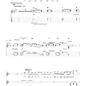 Ozzy Osbourne No More Tears Musik Noten - Guitar Tab - 20751-0