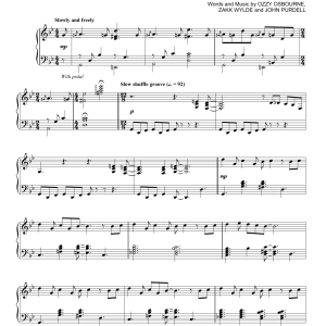 Ozzy Osbourne Perry Mason [Jazz version] Musik Noten - Piano Solo - 165441-0