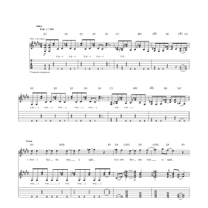 Ozzy Osbourne Steal Away (The Night) Musik Noten - Guitar Tab - 162055-0