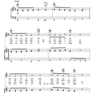 P. Nutt Goober Peas Musik Noten - Piano, Vocal & Guitar Chords - 16628-0