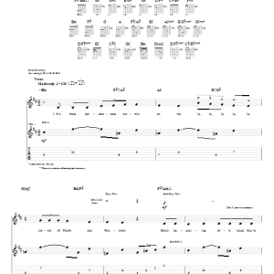 Panic! At The Disco Build God, Then We'll Talk Musik Noten - Guitar Tab - 56722-0