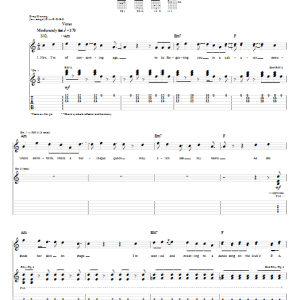 Panic! At The Disco But It's Better If You Do Musik Noten - Guitar Tab - 56721-0