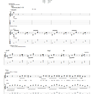 Panic! At The Disco I Write Sins Not Tragedies Musik Noten - Guitar Tab - 56723-0