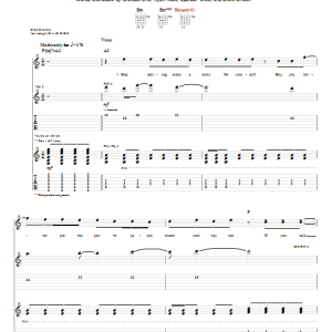 Panic! At The Disco London Beckoned Songs About Money Written By Machines Musik Noten - Guitar Tab - 56718-0
