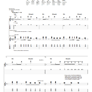 Panic! At The Disco Nails For Breakfast, Tacks For Snacks Musik Noten - Guitar Tab - 56716-0