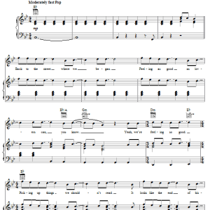 Panic At The Disco Nine In The Afternoon Musik Noten - Piano, Vocal & Guitar Chords - 64283-0