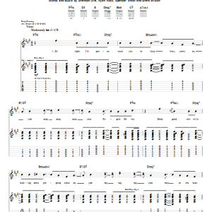 Panic! At The Disco The Only Difference Between Martyrdom And Suicide Is Press Coverage Musik Noten - Guitar Tab - 56715-0