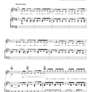 Panic! At The Disco This Is Gospel Musik Noten - Piano, Vocal & Guitar Chords - 156891-0