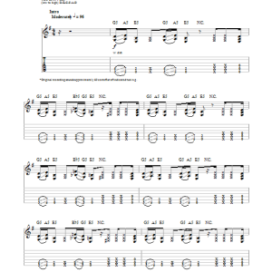 Pantera 5 Minutes Alone Musik Noten - Guitar Tab - 160049-0