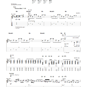 Papa Roach The World Around You Musik Noten - Guitar Tab - 67253-0
