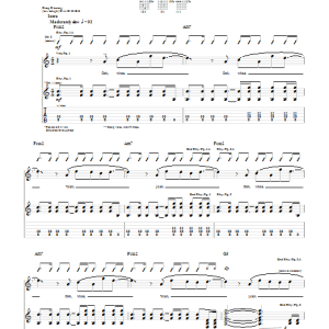 Papa Roach Time Is Running Out Musik Noten - Guitar Tab - 67254-0