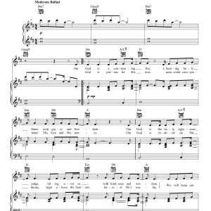 Passion A Mighty Fortress Musik Noten - Piano, Vocal & Guitar Chords - 156774-0