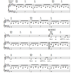 Passion Here's My Heart Musik Noten - Piano, Vocal & Guitar Chords - 96456-0