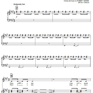 Pat Benatar Le Bel Age Musik Noten - Piano, Vocal & Guitar Chords - 53829-0