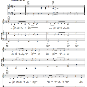 Pat Benatar Treat Me Right Musik Noten - Piano, Vocal & Guitar Chords - 53826-0