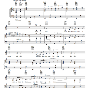 Pat Boone Friendly Persuasion Musik Noten - Piano, Vocal & Guitar Chords - 30363-0