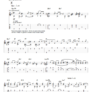 Pat Metheny Another Chance Musik Noten - Guitar Tab - 65701-0