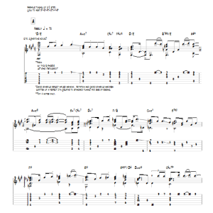 Pat Metheny Betcha By Golly Wow Musik Noten - Guitar Tab - 96721-0