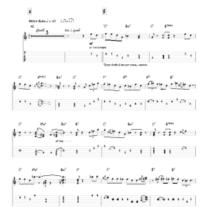 Pat Metheny Calvin's Keys Musik Noten - Guitar Tab - 88279-0