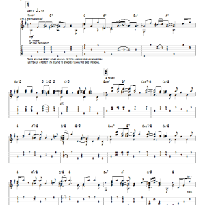 Pat Metheny Don't Know Why Musik Noten - Guitar Tab - 65702-0