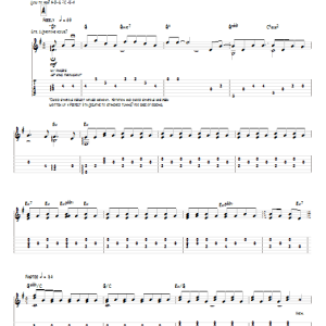 Pat Metheny One Quiet Night Musik Noten - Guitar Tab - 65733-0